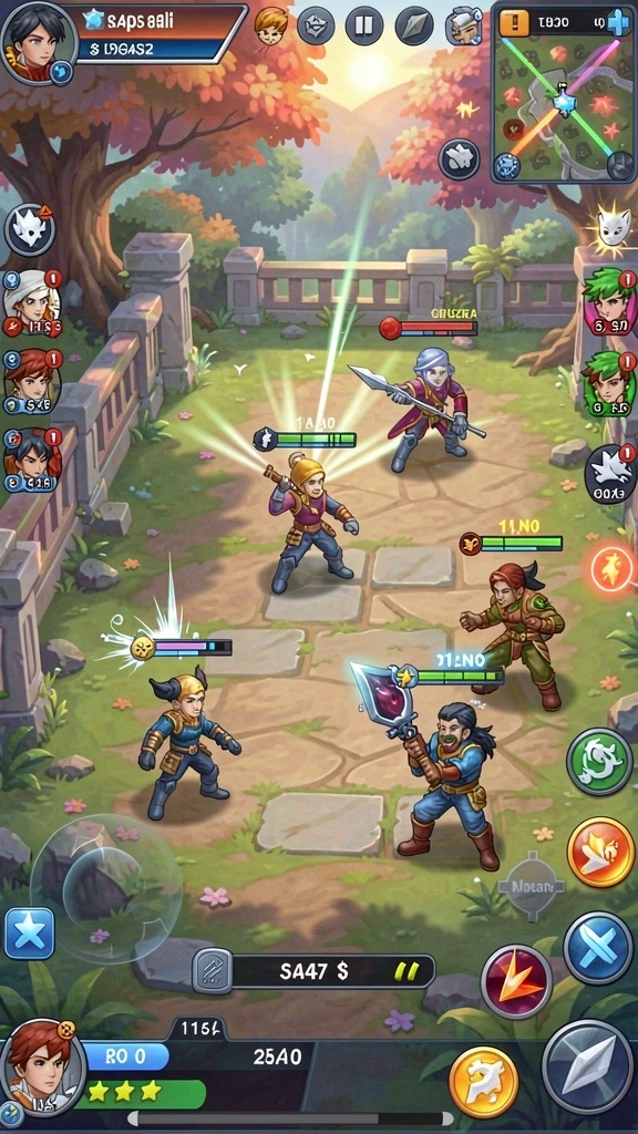 Visual menawan dari salah satu level di game.