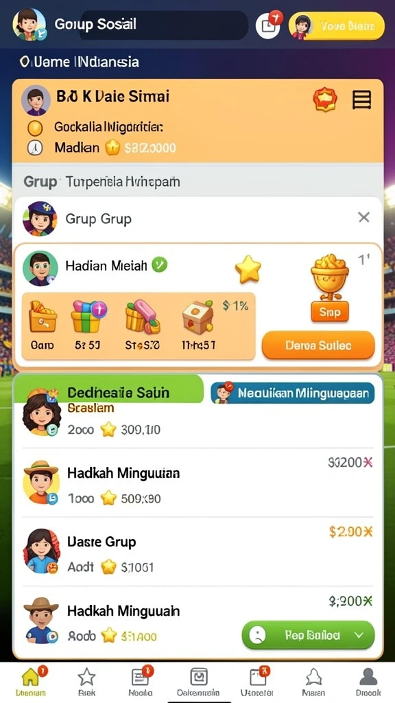 Mode permainan yang beragam dan menarik untuk dicoba.