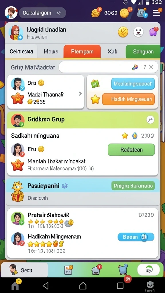 Pengaturan level yang menantang dan menarik.