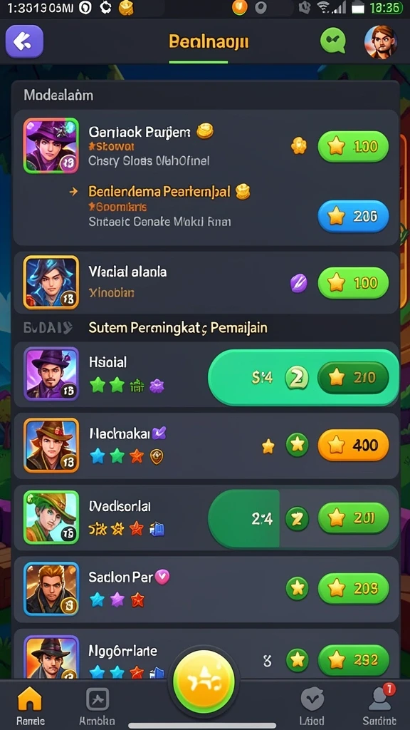 Tampilan antarmuka yang ramah pengguna.