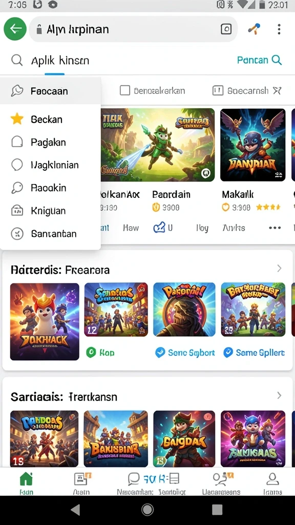 Berbagai mode permainan yang menarik untuk dicoba.