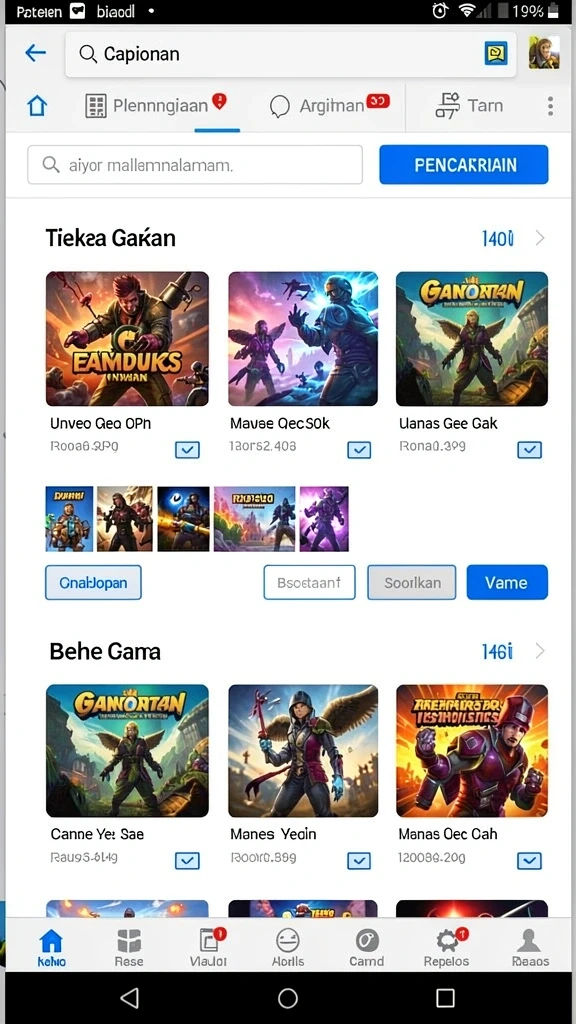 Tampilan grafis yang menarik di BUMI303.