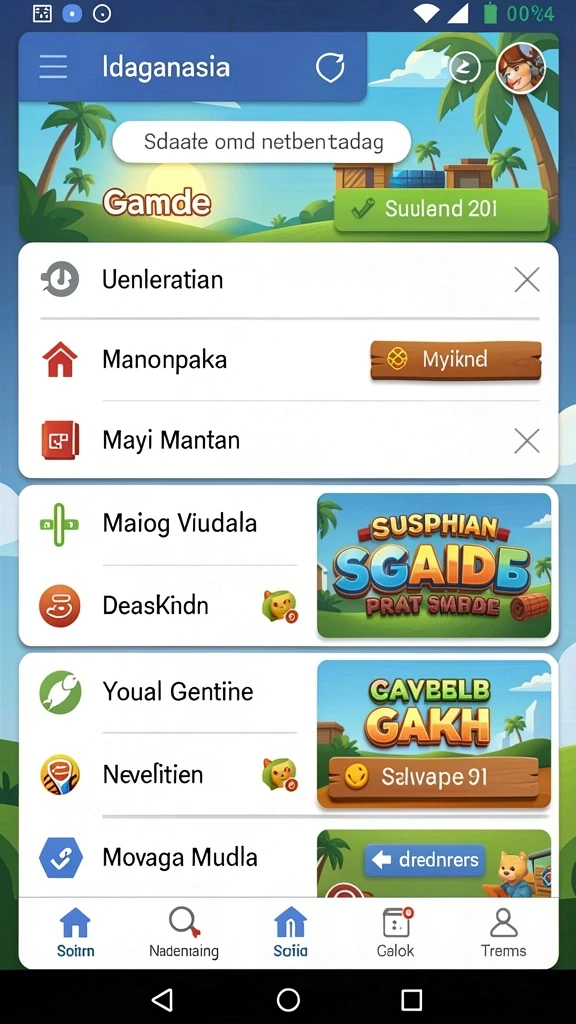 Grafis yang memukau dan warna yang menarik.