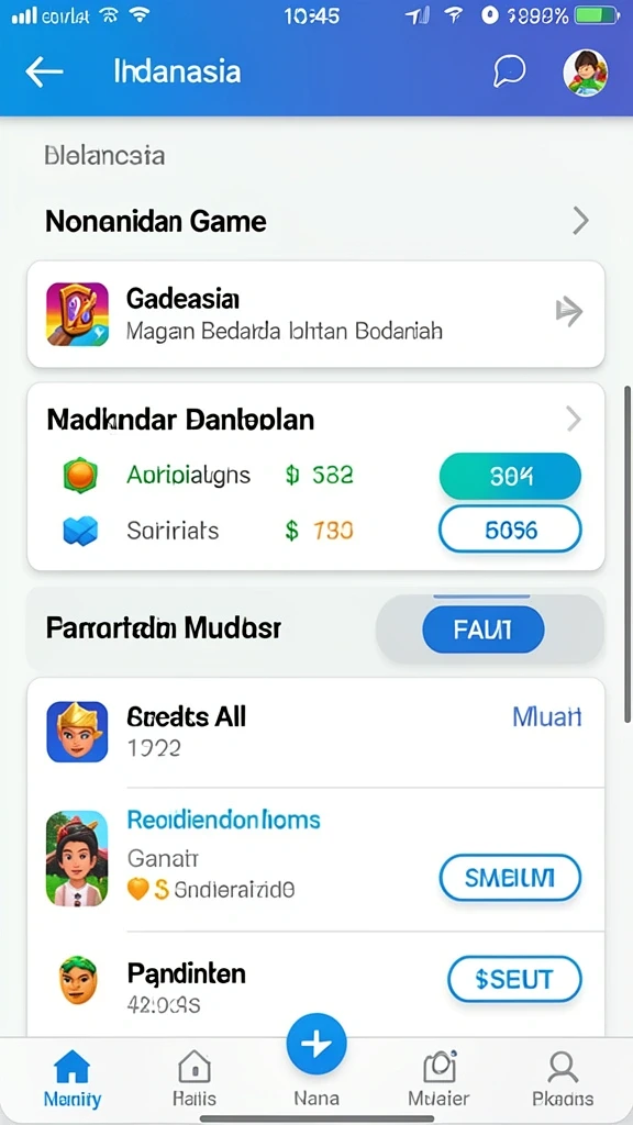 Karakter unik yang bisa dipilih dan dimainkan.