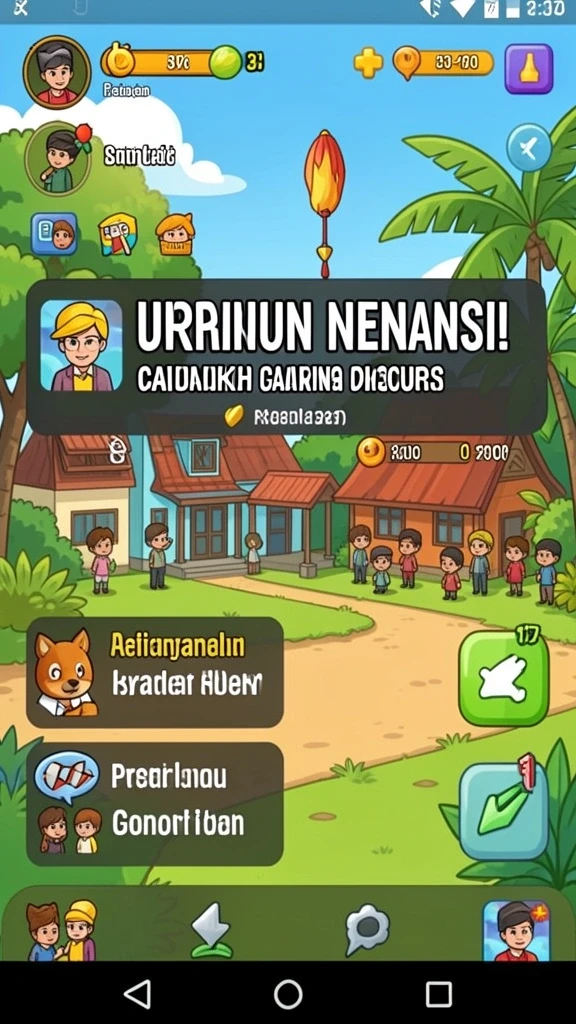 Tantangan seru yang membuat adrenalin meningkat.