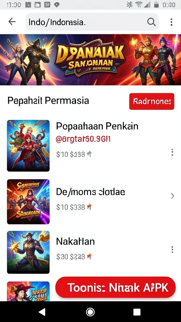 Tampilan antarmuka yang modern dan menarik.