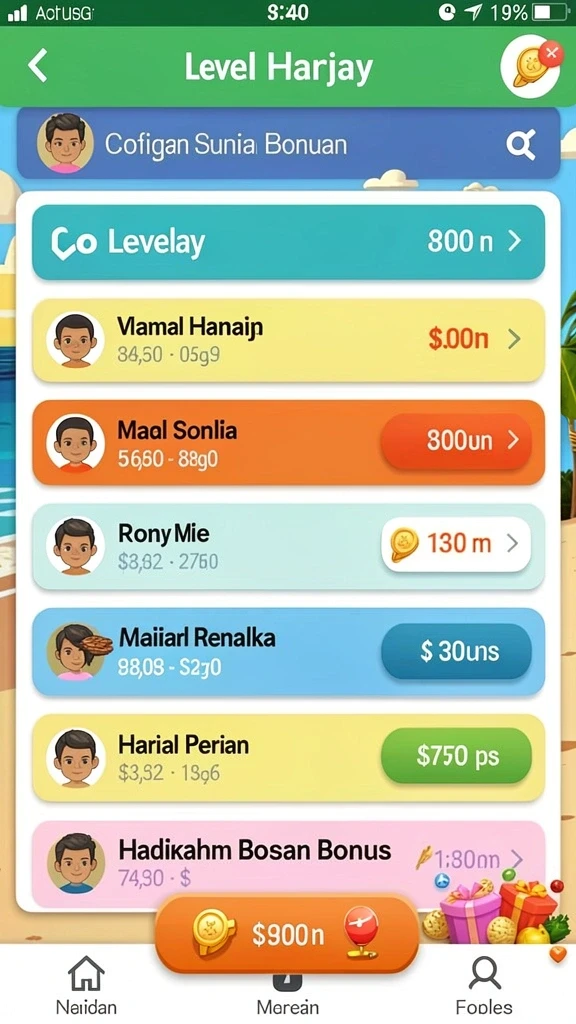 Tampilan antarmuka yang menarik dan mudah digunakan.