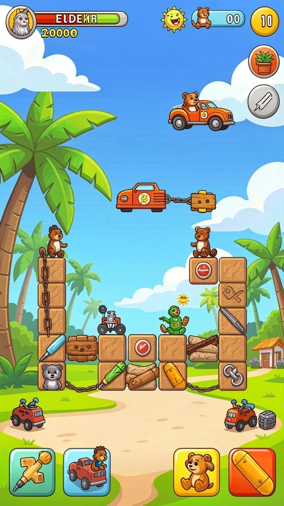 Tampilan gameplay yang seru dan interaktif.