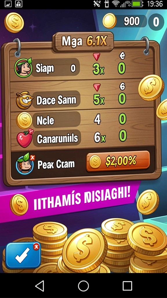 Menu utama yang mudah dinavigasi.