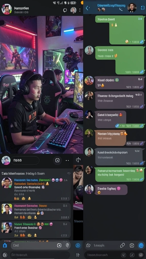 Screenshot memperlihatkan leaderboard kompetisi permainan.
