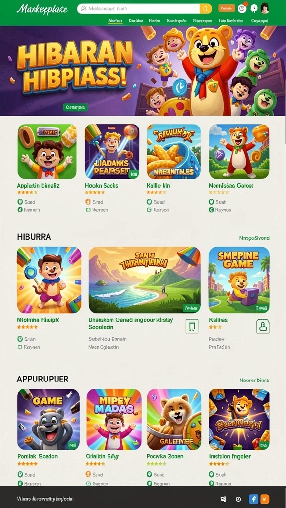 Gameplay yang seru dengan banyak tantangan.