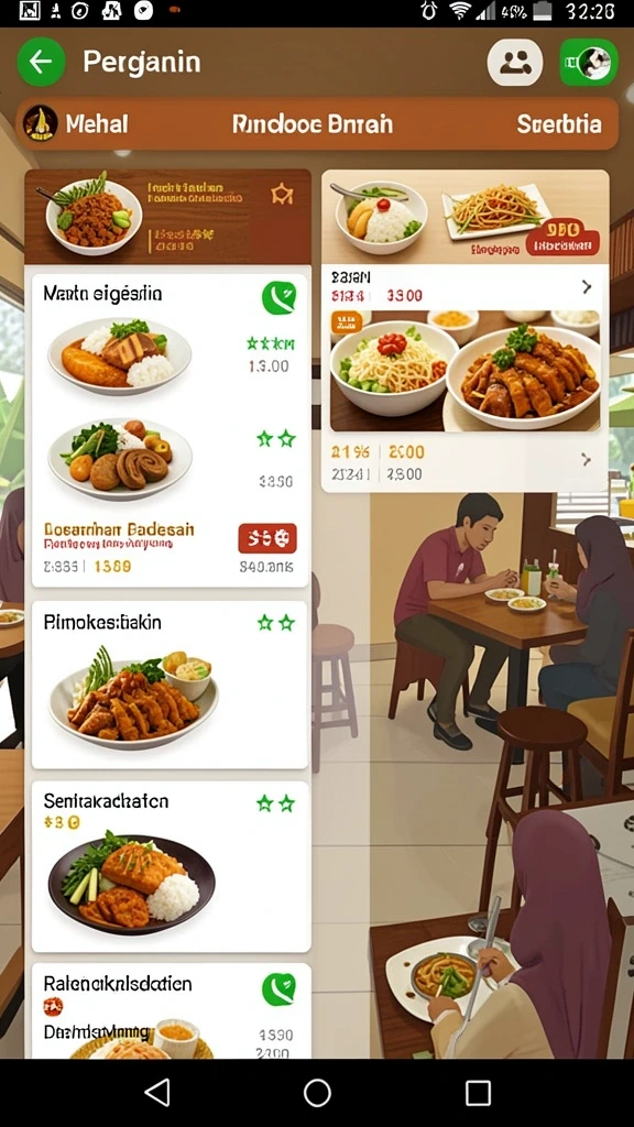 Tampilan awal permainan yang menarik dan jelas.