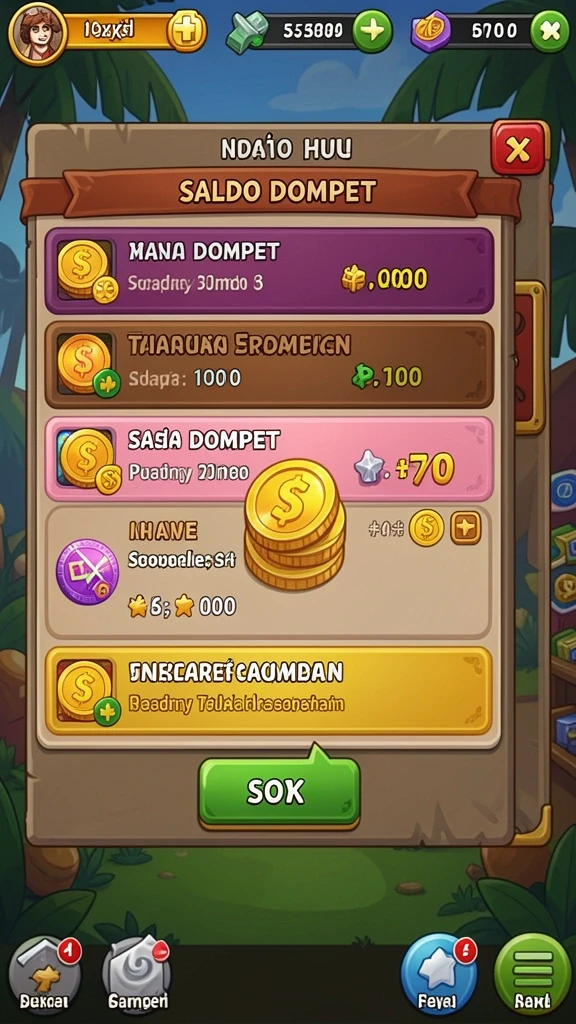 Pengalaman bermain yang seru dan interaktif.