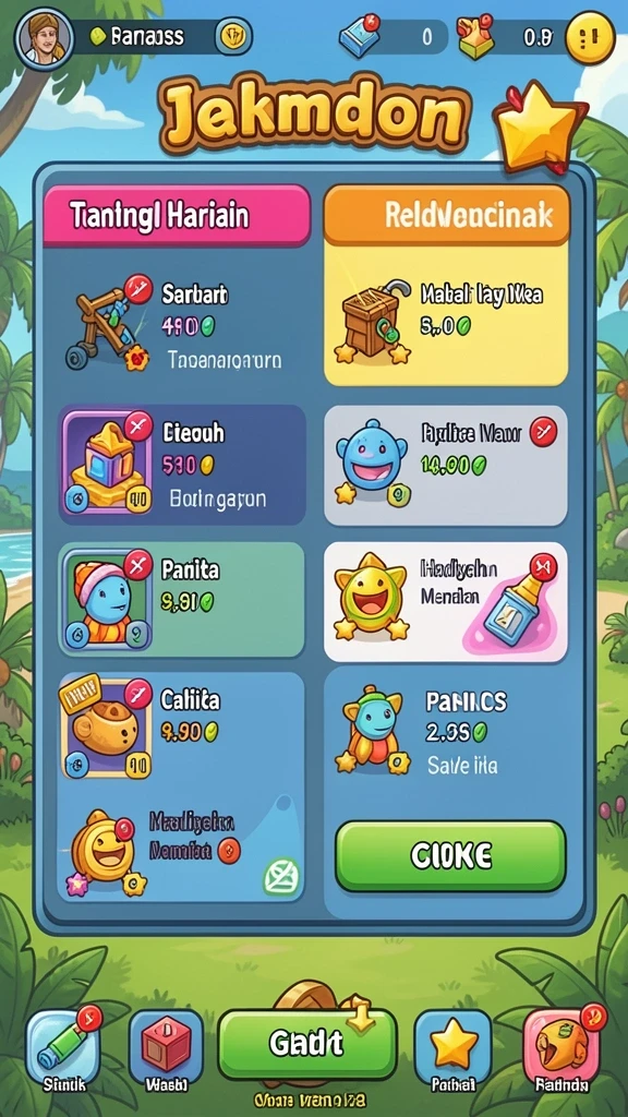 Gameplay yang seru dan adiktif.