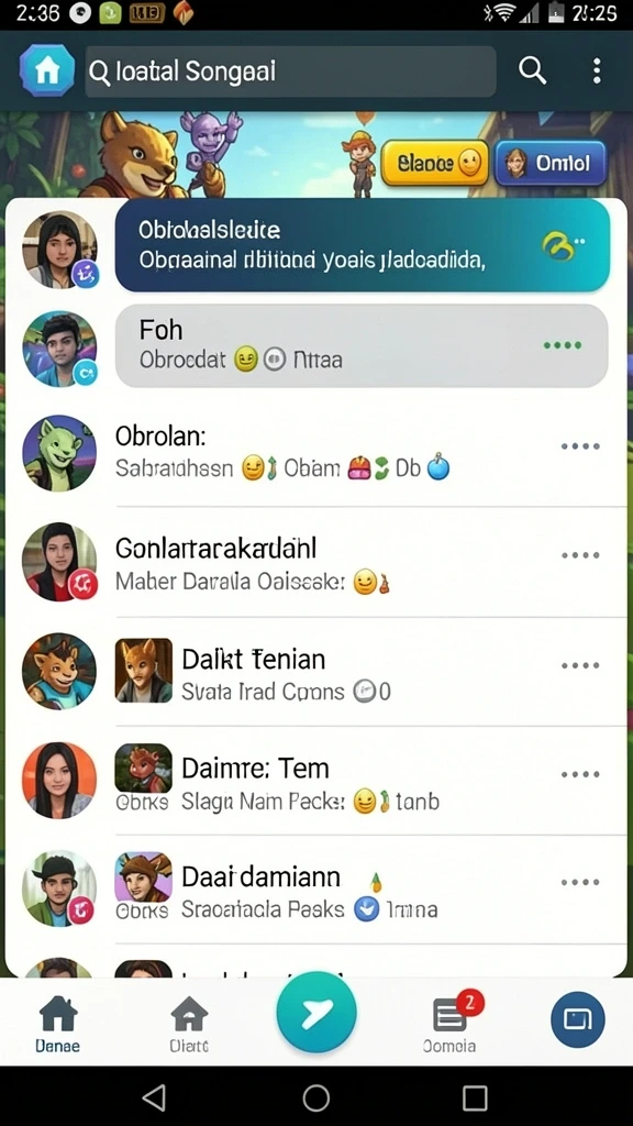 Berbagai pilihan tema slot untuk dipilih.