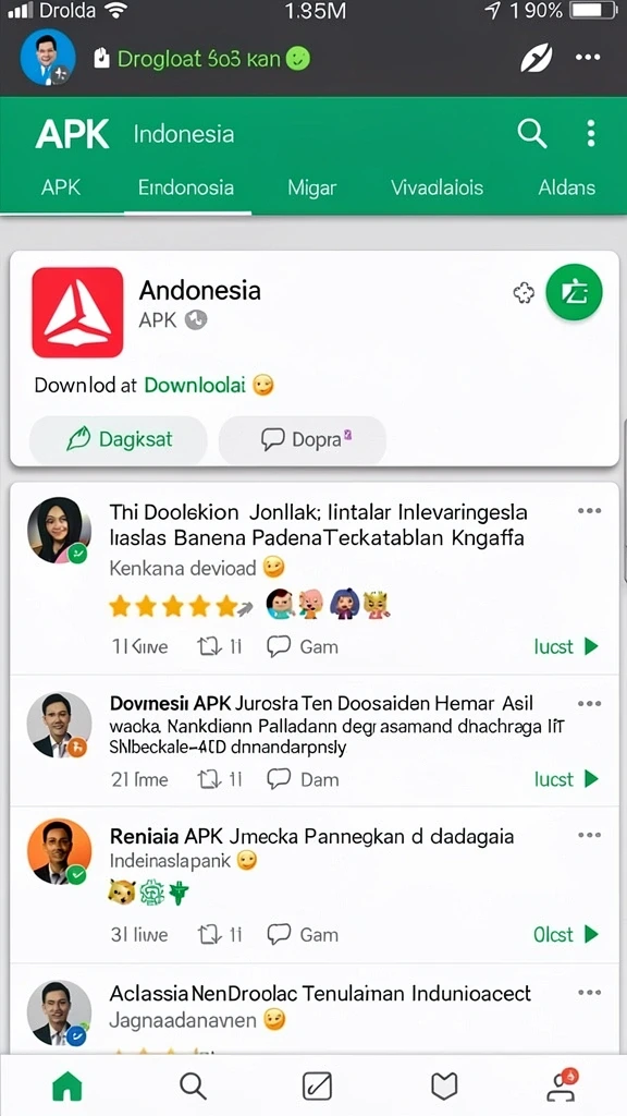 Tampilan utama aplikasi yang menarik dan user-friendly.