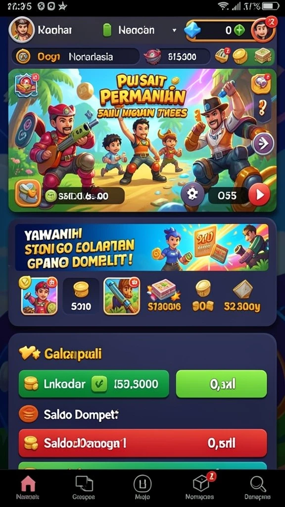 Screenshot menampilkan salah satu level yang menantang.