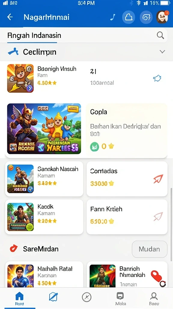 Menu bonus harian yang menggoda.
