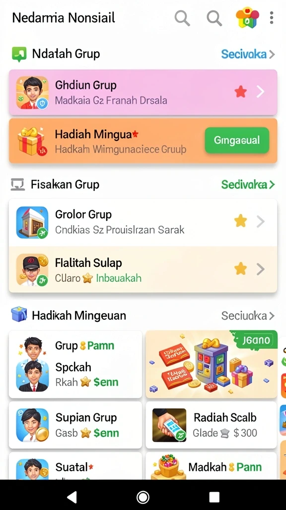 Karakter dengan desain unik dan kemampuan khusus.