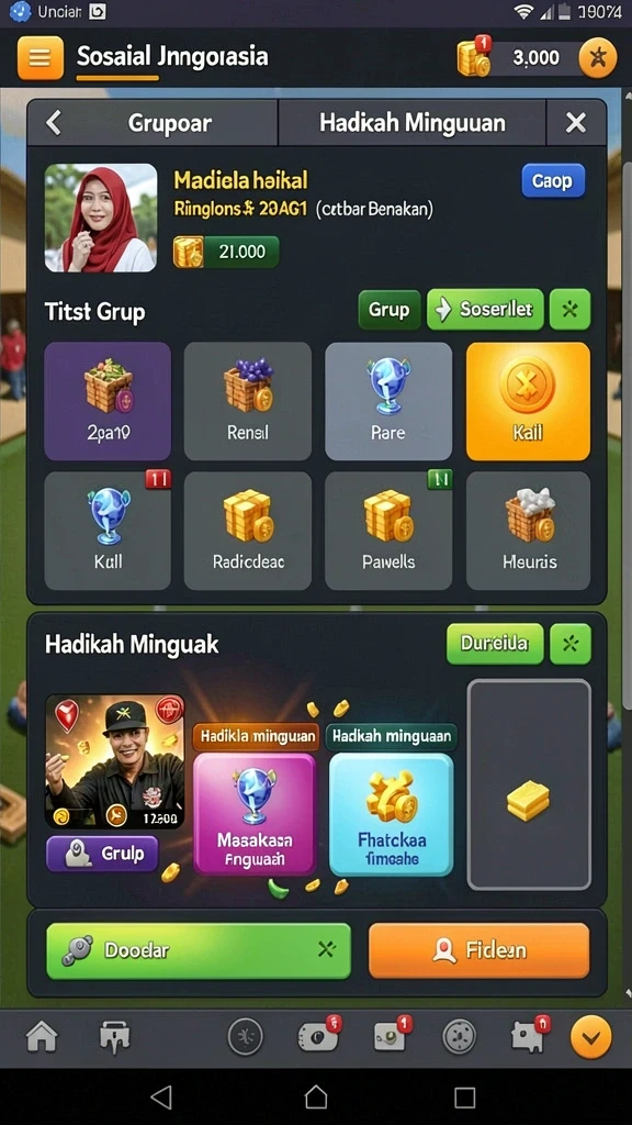 Tampilan antarmuka yang intuitif dan mudah digunakan.
