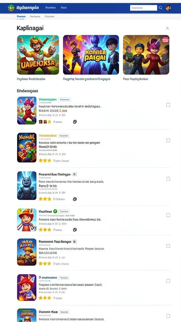 Tampilan awal yang menarik dan mudah dinavigasi.