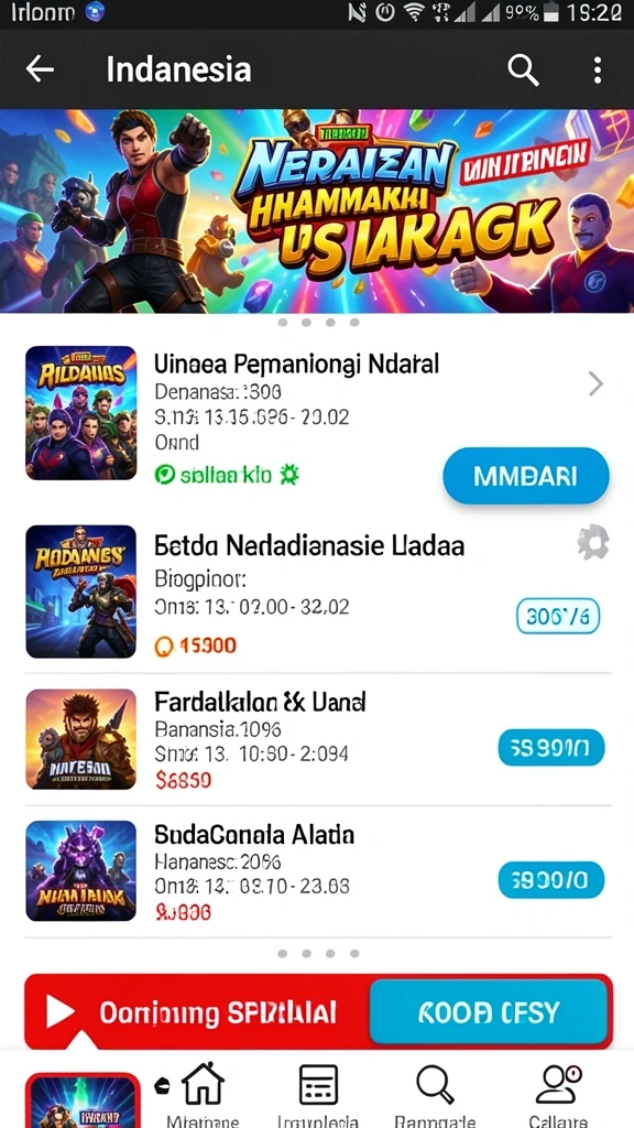 Karakter unik dengan kemampuan yang bervariasi.