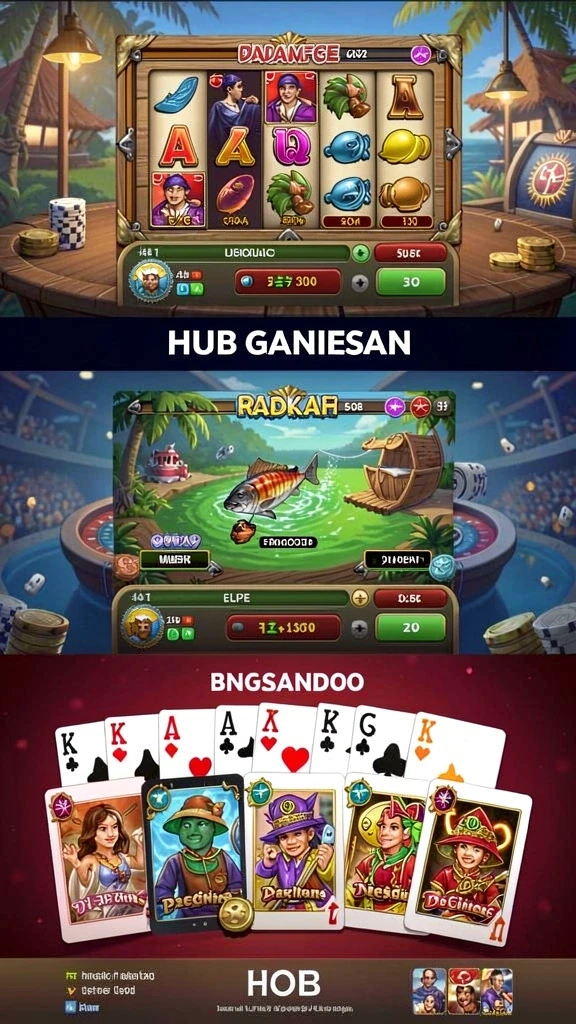 Tampilan karakter yang unik dan beragam.