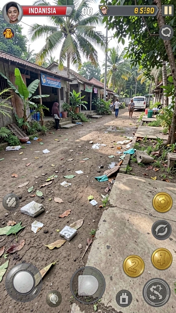 Grafis yang memukau, menambah keseruan saat bermain.