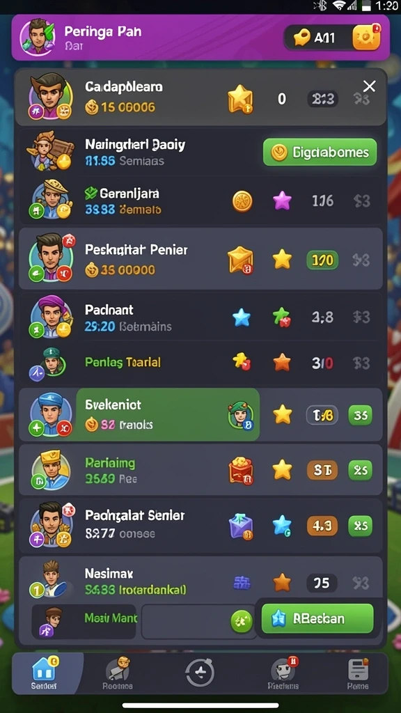 Fitur interaktif yang menambah keseruan bermain.